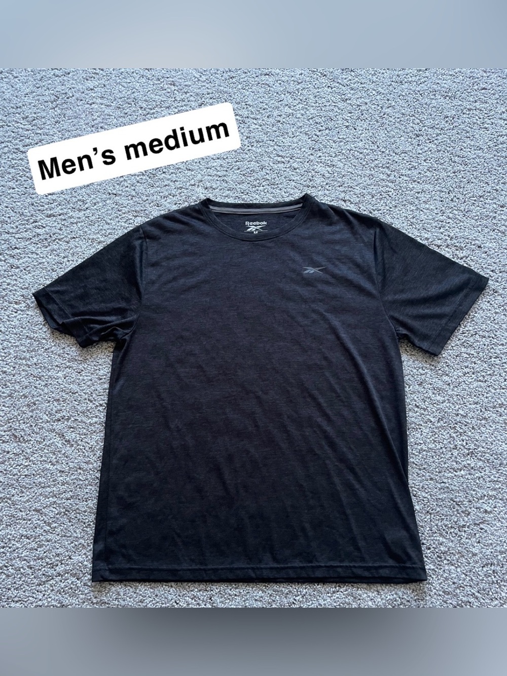 Reebok Men’s Black Crewneck Athletic Tee